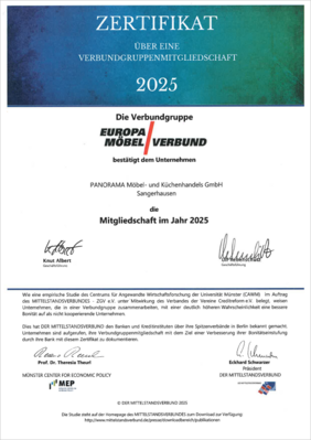 Zertifikat EMV Verbundgruppe